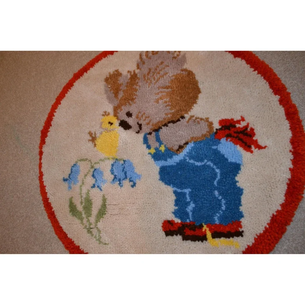 Cottage Core Sweet Childs Latch Hook Shillcraft Rug